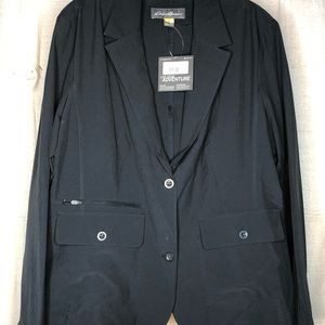 Eddie Bauer Deep Charcoal Blazer (b2)